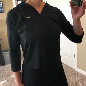 Nike Running Shirt with hoodie like new